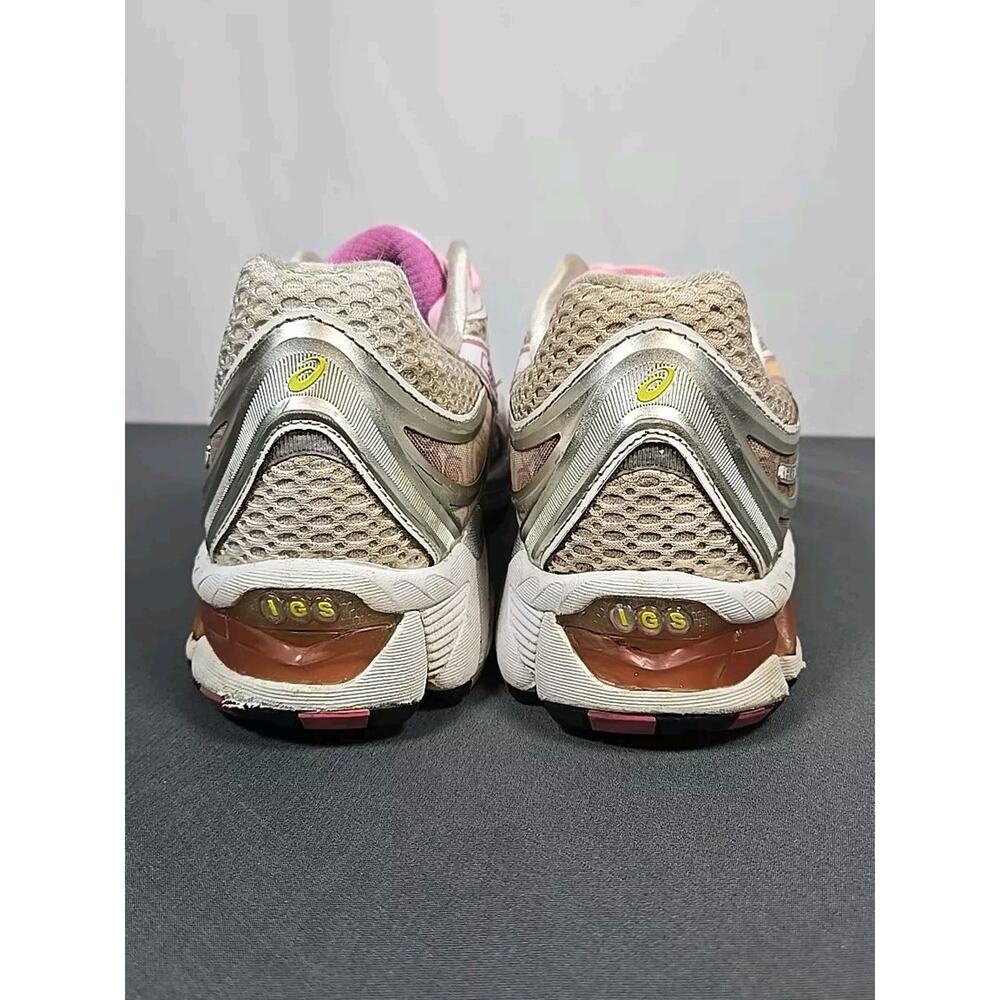 Asics Gel Kayano 16 Womens 9.5 Running Shoes Pink Silver White T050N - Picture 6 of 16